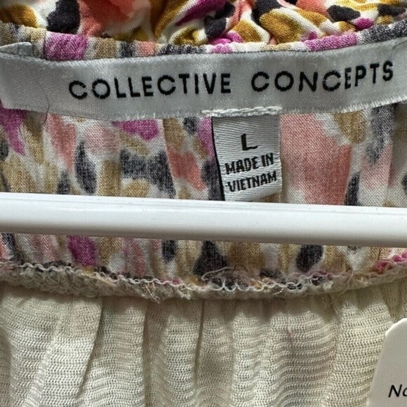 Collective Concepts Mixed Colored Pattern Dress Size Large - Picture 9 of 12